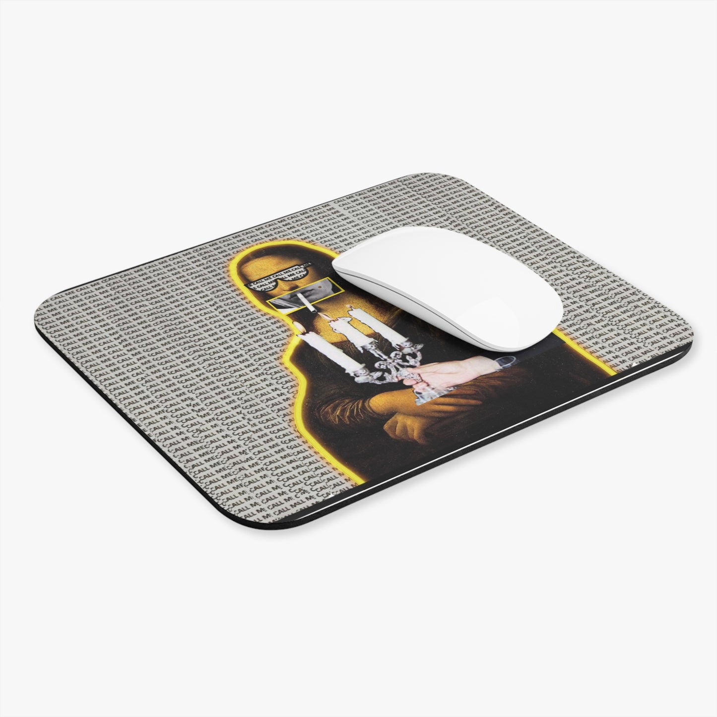 Mona Lisa Call Me Mousepad